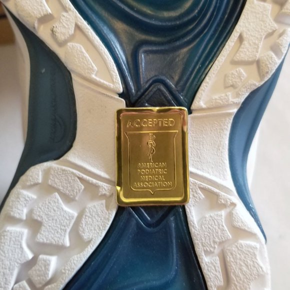 🆕️ Vintage Reebok Roadspeed DMX White Blue Active Walking Shoes Wide Width - Picture 4 of 5